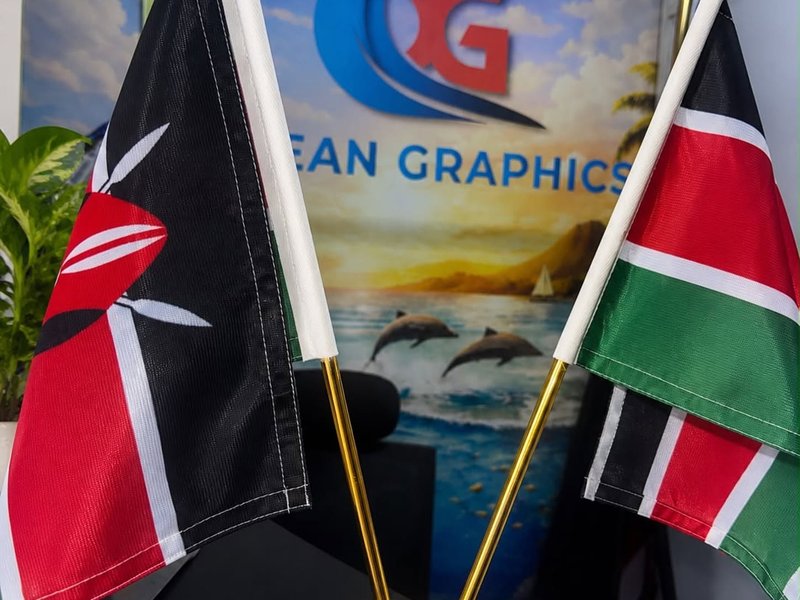 Ocean Graphics shop in Nairobi